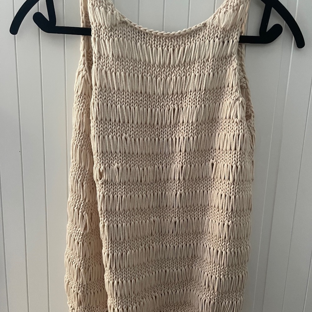 Philosophy Crochet Top Cream/Beige